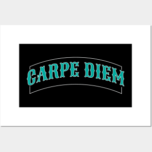 Carpe diem seize the day typography Posters and Art